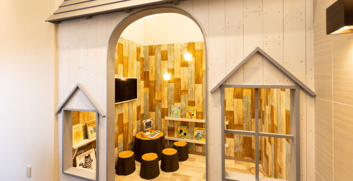 9. お子様も安心して連れて来られるキッズルームの完備