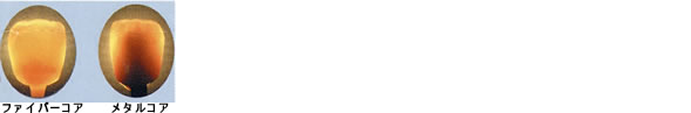 ファイバーコア（グラスファイバー製）